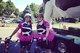 Biking to preserve Farmland -  Pink Power Rules!